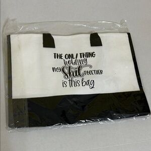 Black and White Tote Bag